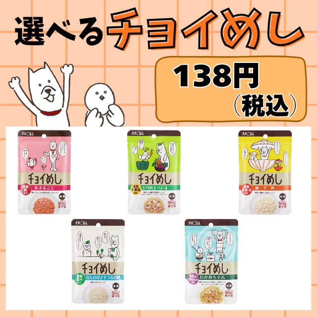 【チョイ買い】選べるチョイめし