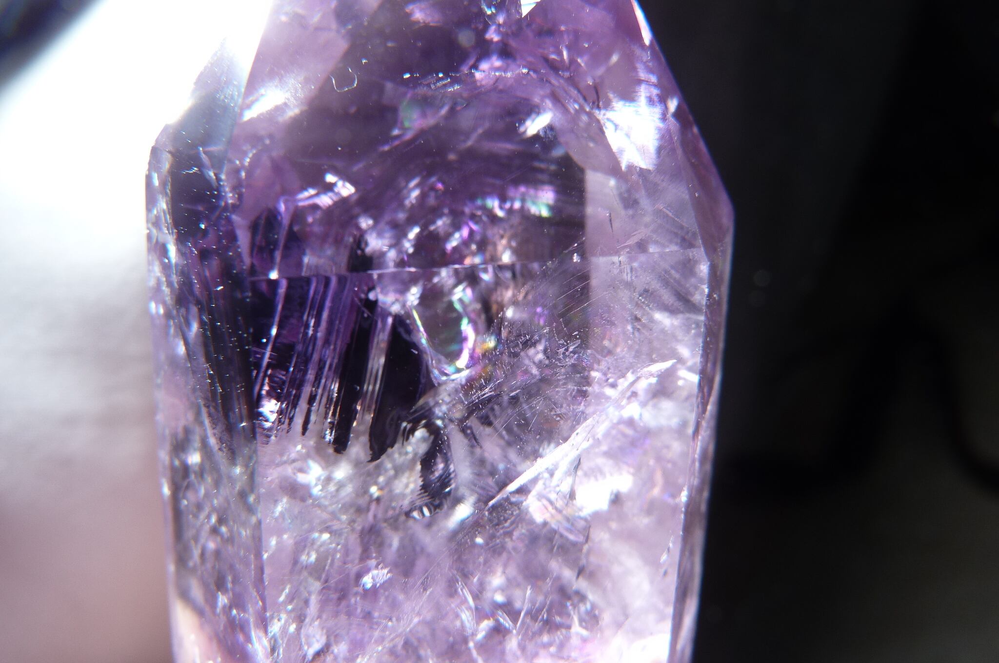 ブラジル ゴイアス州 アメジスト・ファントム ポイント ブラジル ゴイアス州 アメジスト・ファントム ポイント3 | ANGELLA6