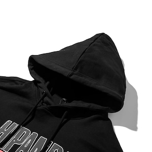 SALE 送料無料【HIPANDA ハイパンダ】メンズ フーディー スウェット MEN'S DJ-HIPANDA BACK PRINT HOODIE SWEAT SHIRT / BLACK