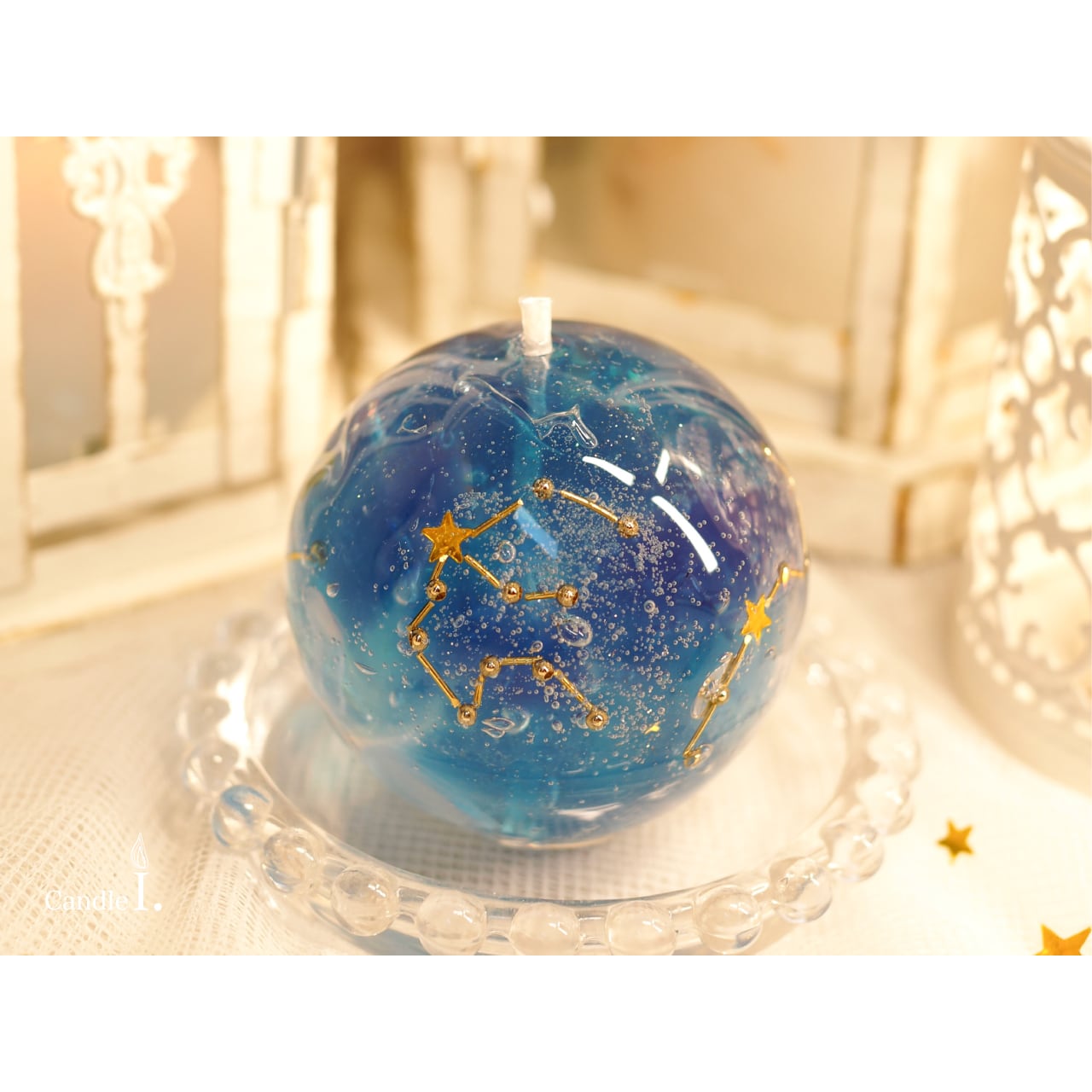 Cartier 星座モチーフ キャンドル 3個セット Earth & Pure｜Scorpio - 蠍座｜フレグランスキャンドル｜ソイワックス
