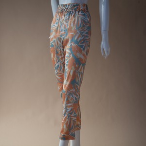 シルクテーパードイージースラックス  Pale print（ユニセックス）
