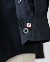 〈Hermès by martin margiela〉Stand-Collar Shirt