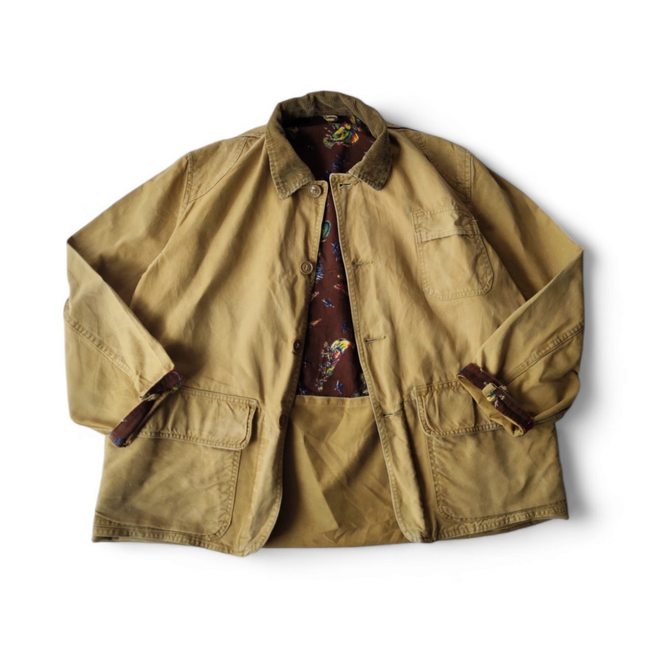 50's Americanfield ハンティングジャケット ブラウン 裏地付き