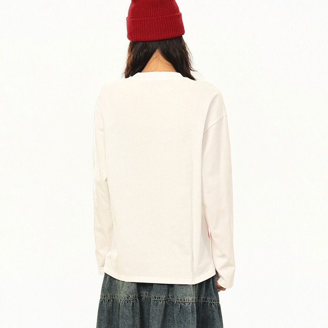 フルーツピールグラフィックプリントTシャツ 2col   R02833