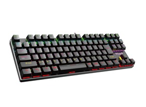【人気】【WizarD】 ライト搭載91キー ゲーミングキーボード テンキーレス 有線 KL21C1 【日本人スタッフによる安心サポート】