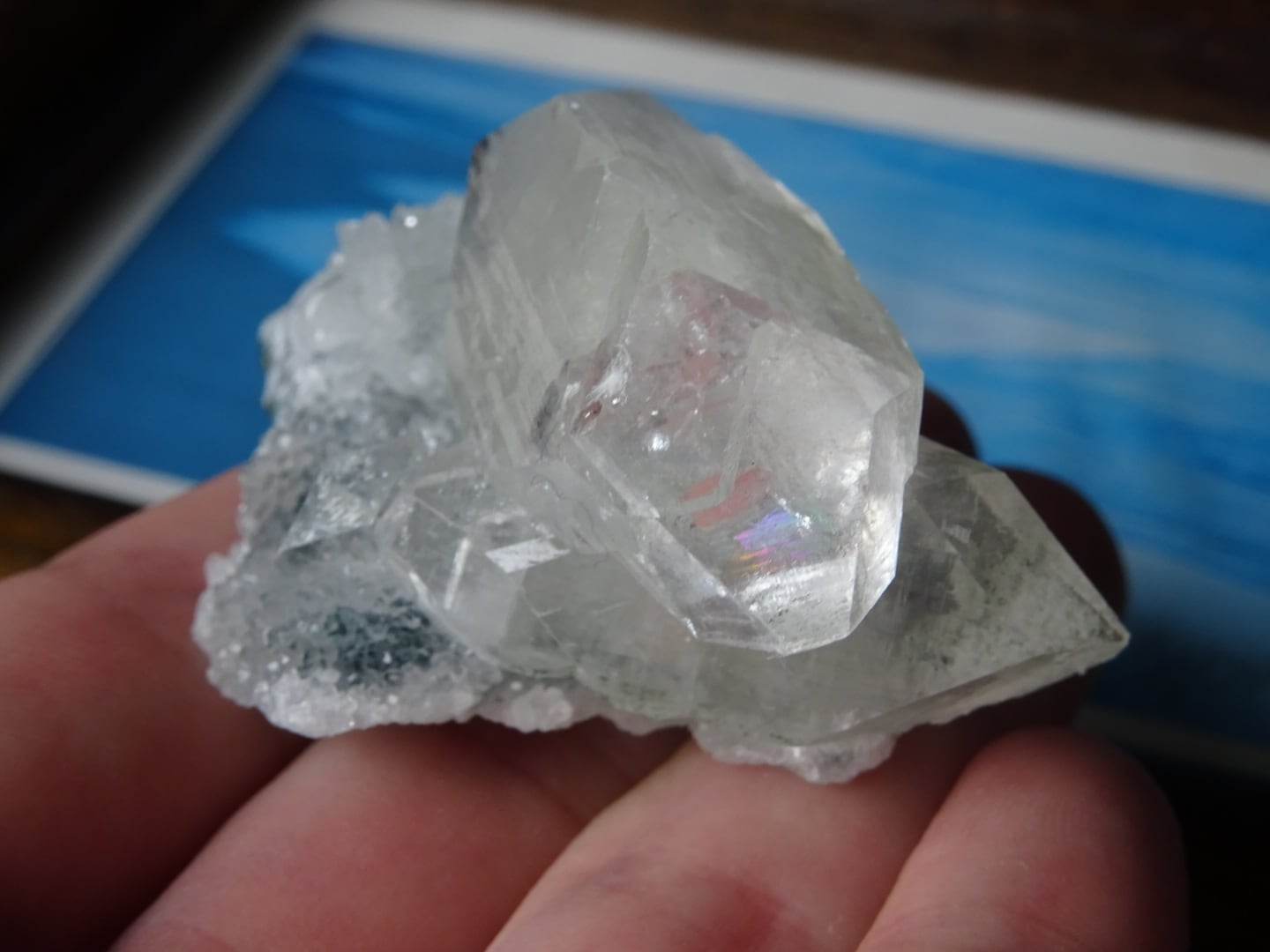 インド産アポフィライト＆カルセドニー | 虹石屋