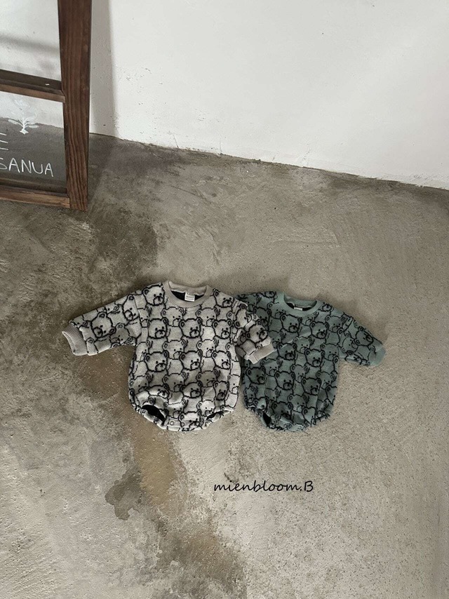 予約⌇mienBloom.b / Knit Bear Suit