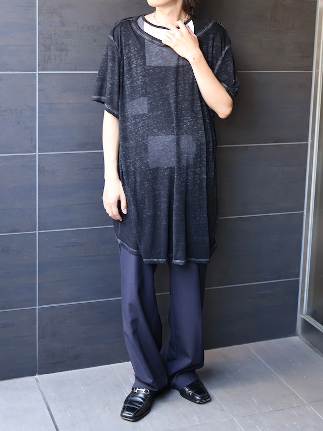 sheer oversize top