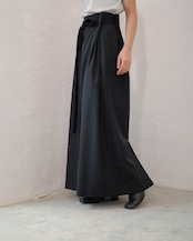 i’m here - UN(I)FORM Pleats Skirt :Navy|制服ウール混/4面プリーツ/ウォッシャブル