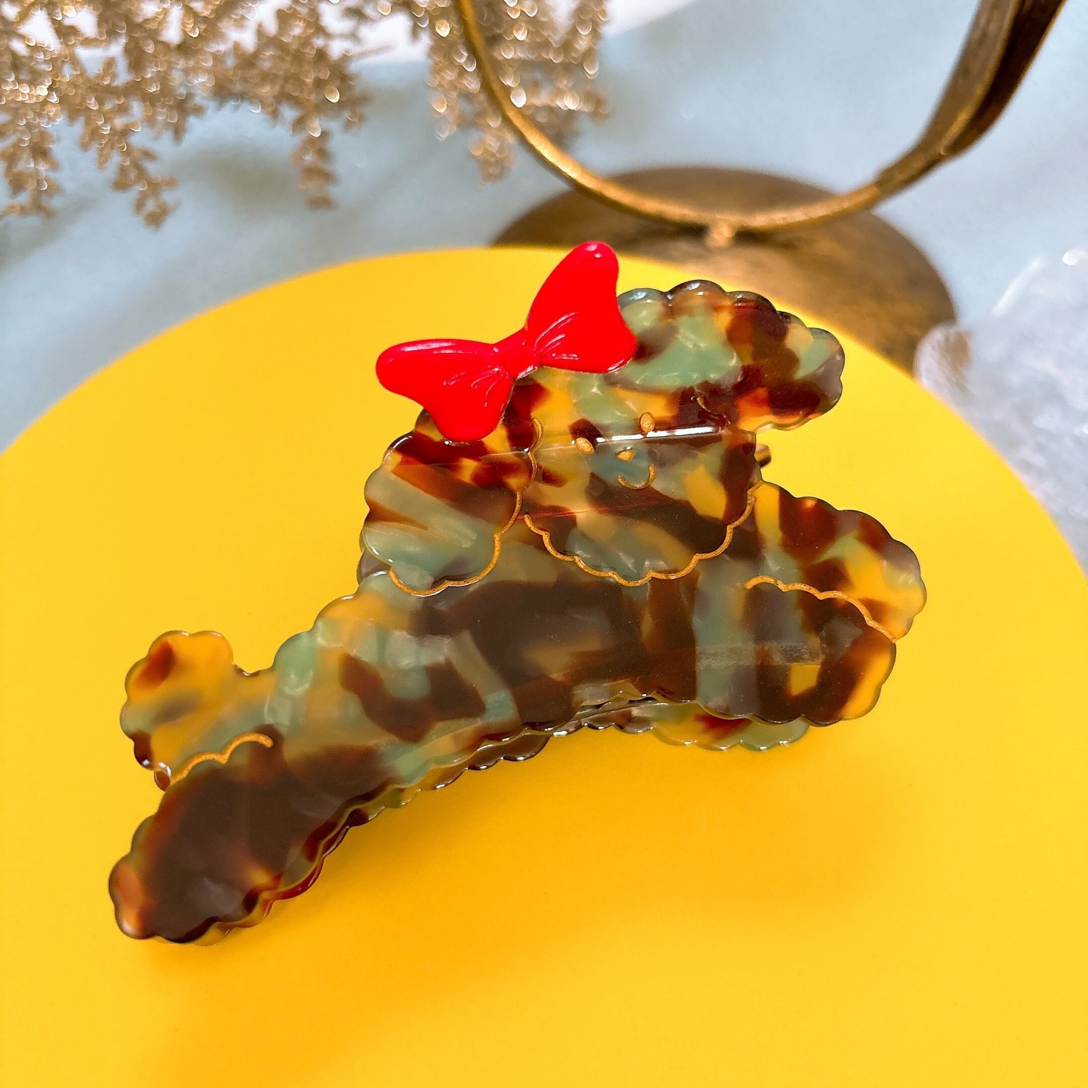 おめかしプードル ヘアクリップ | 動物や生き物のヘアアクセサリー屋