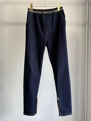【ご予約】ワンウォッシュデニムスリムパンツMG PT - 26083 - A【margaux vintage】