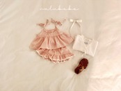 【取寄/韓国直送】26/SM エルストライプブラウス 夏服｜ベビー服｜韓国子供服