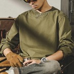 Henry Neck Long Sleeve Top ◇2color H0674