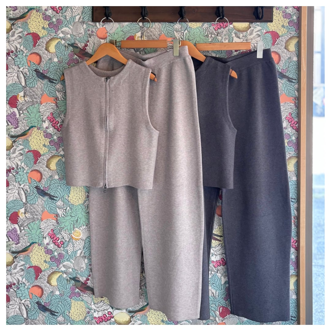 【CLOCHE】ベスト&カーブパンツセットアップ