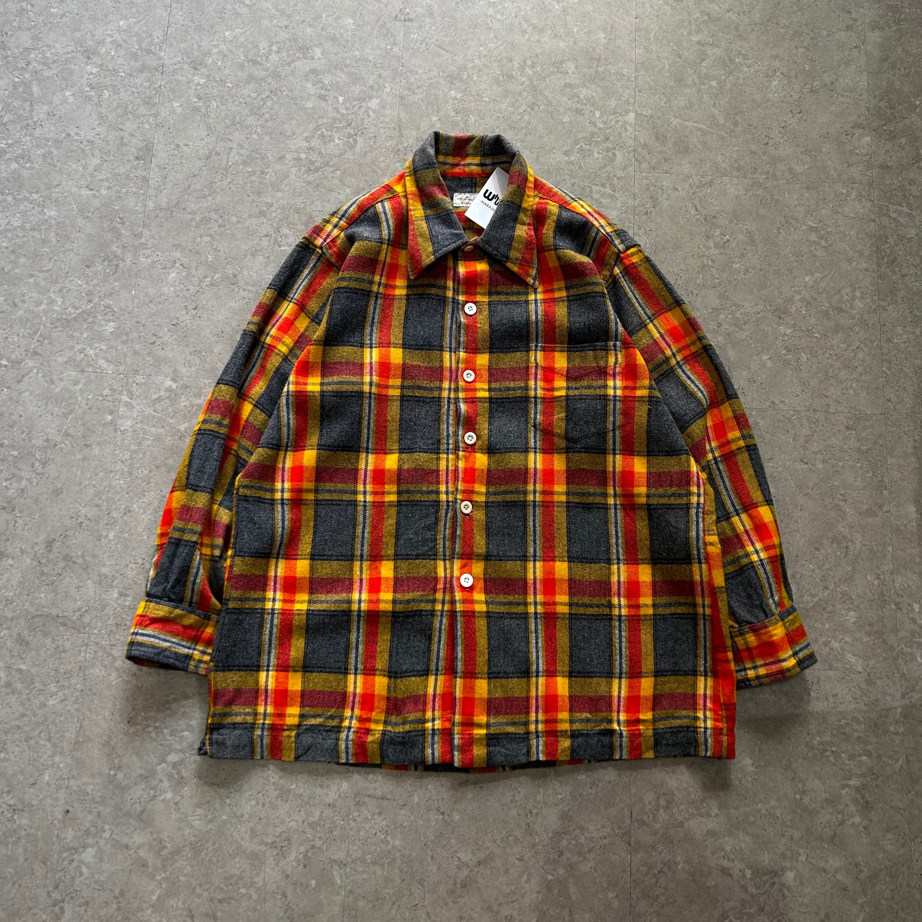 old Seno shirtmaker wool shirt【仙台店】