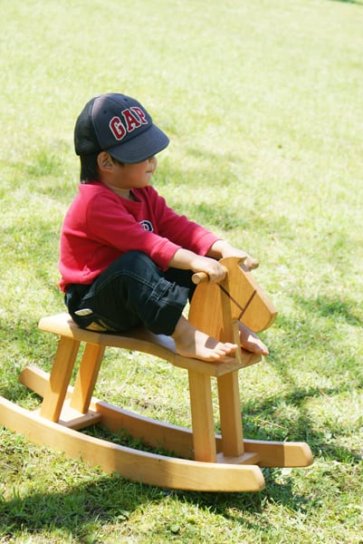 木馬（ハンドメイド） うまっ🐴💨 #クラフトバンド#紙バンド#馬#ハンドメイド#オリジナル#午