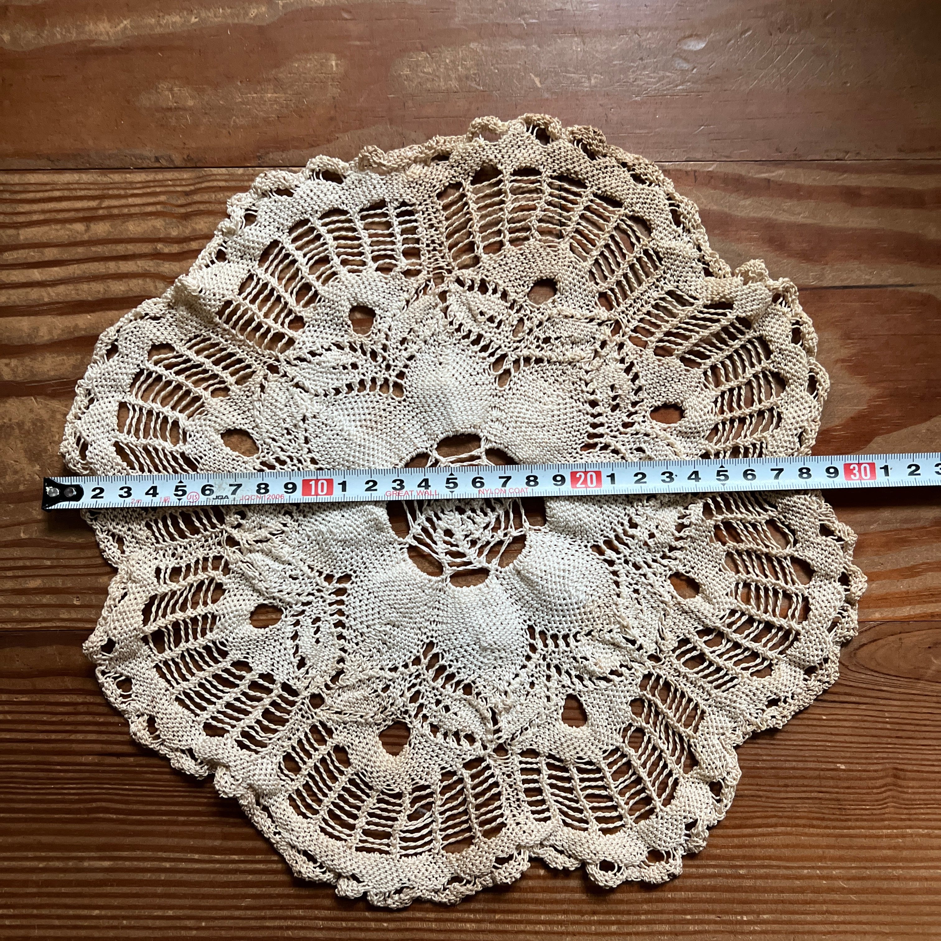 古いレース(E)ドイリー フランスアンティーク ヴィンテージ