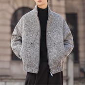 パッチポケット ジップアップジャケット af0432