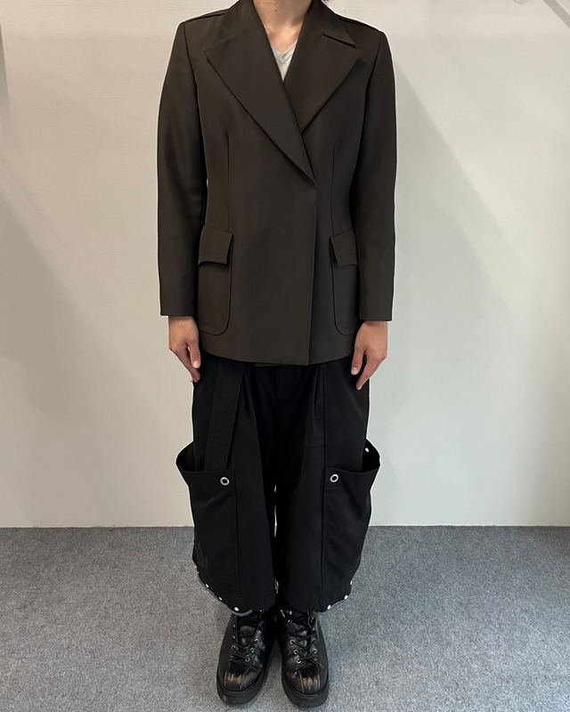 【1996/FW GUCCI by Tom Ford】peaked lapel tailored jacket