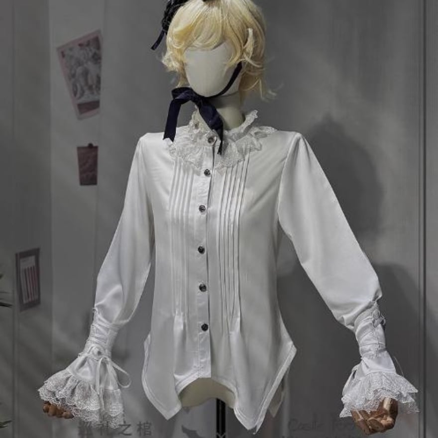 終売 在庫限り 王子系 長袖シャツ 少年装 CastleToo 男装コスチューム コンカフェ衣装