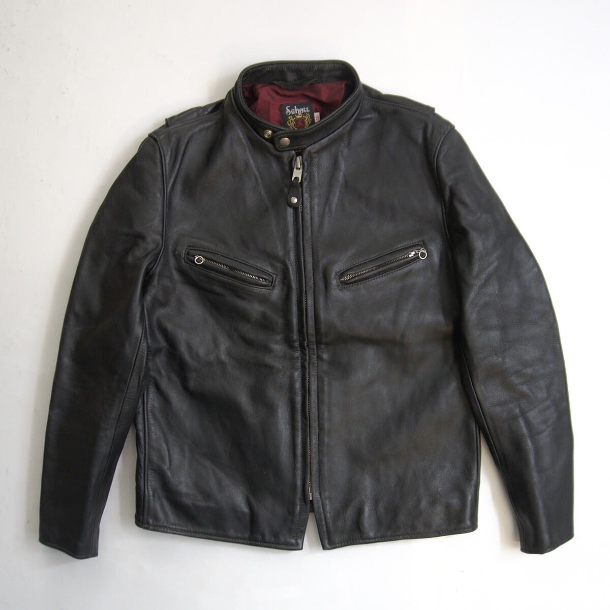 HAROLDS GEAR レザージャケット モーターサイクルコート ブラウン M