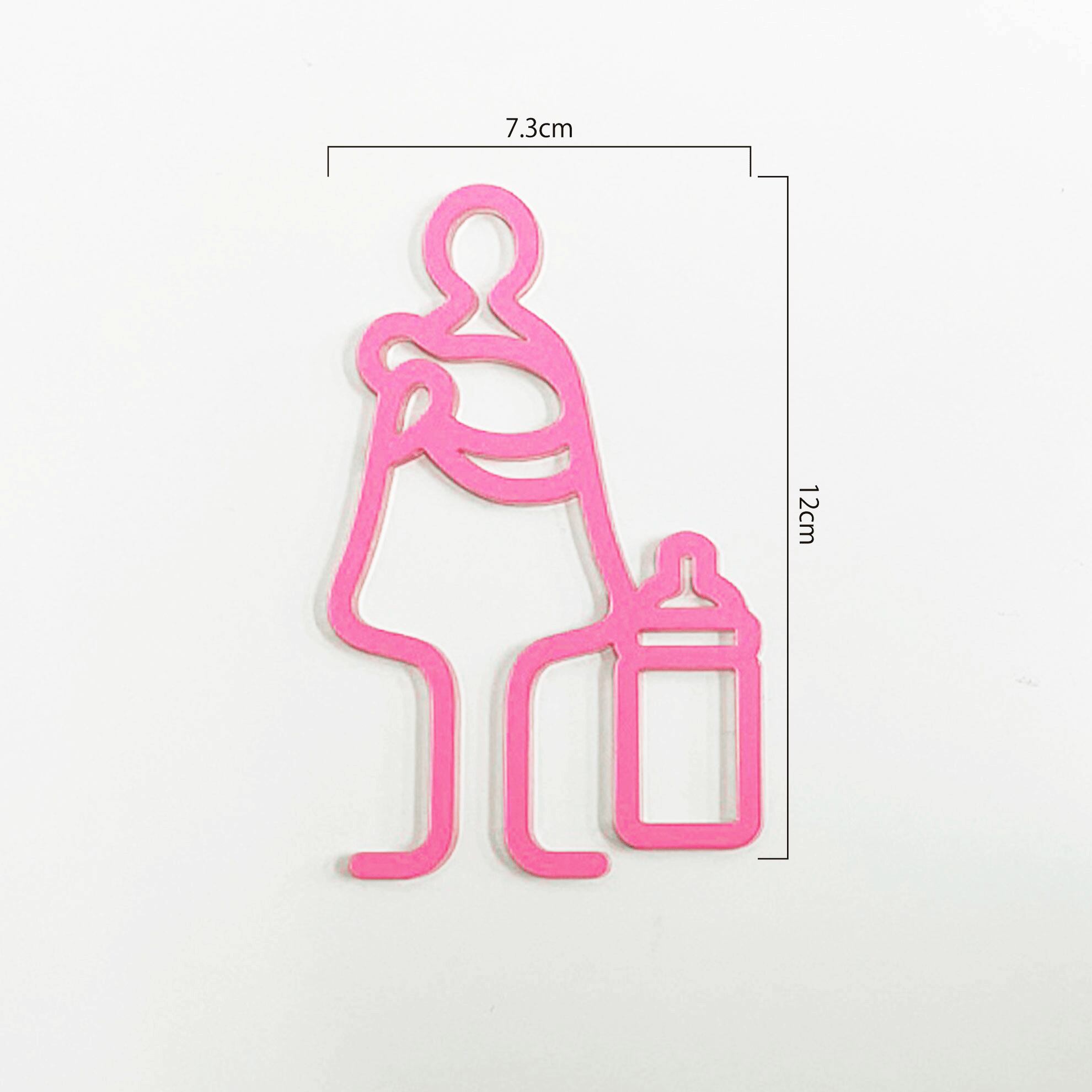 銘戸　芽衣　PP　サイン ツケレルン（ピクトサイン）軽量 アクリル 壁付け 看板 標識
