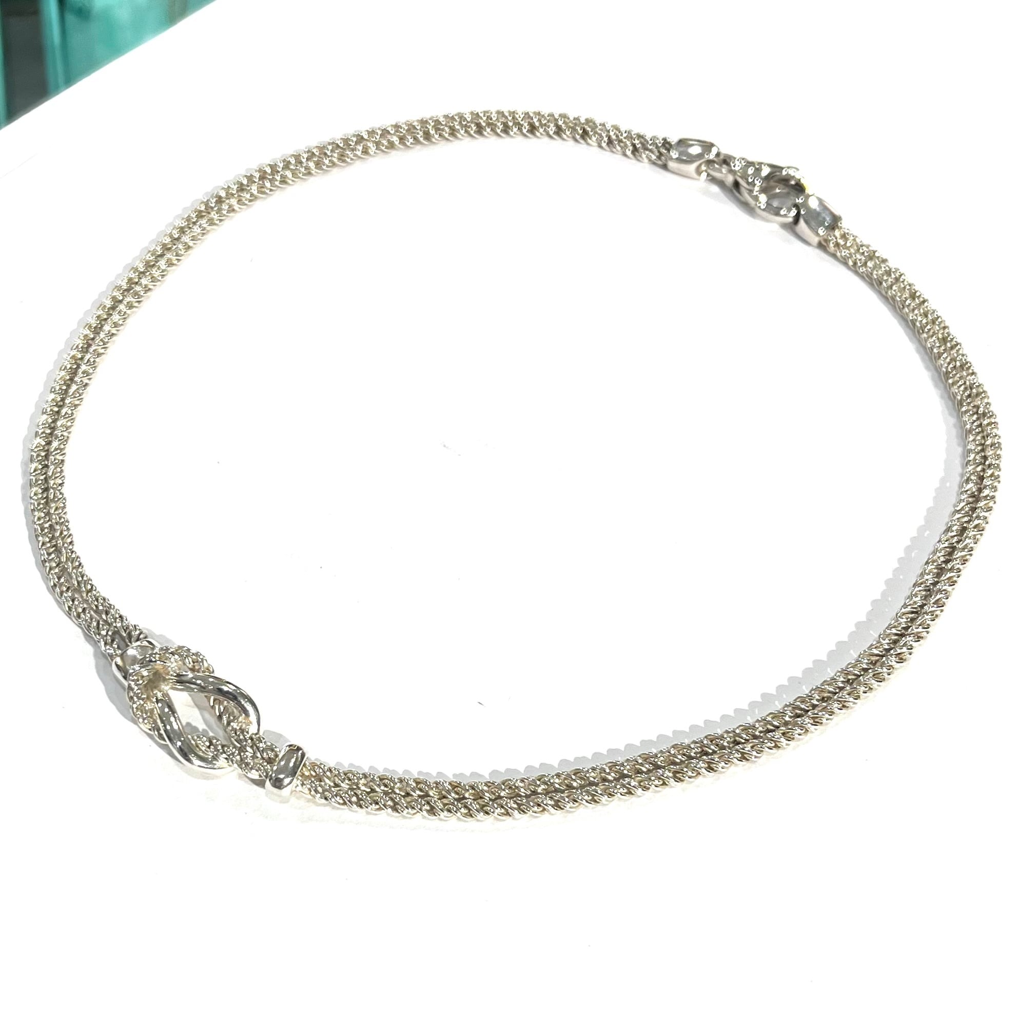 希少【TIFFANY&CO.】 2987 ティファニー ダブルロープ センターノット