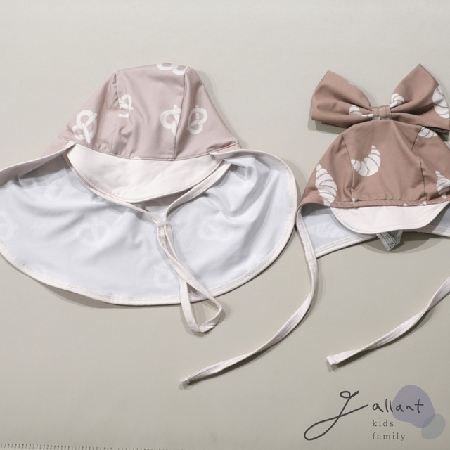 〚予約〛Bread swim CAP ribbon <kids><Jr>