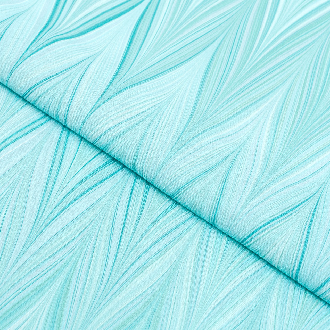 「水天一碧」〜洗えるきもの（シルジェリー）〜