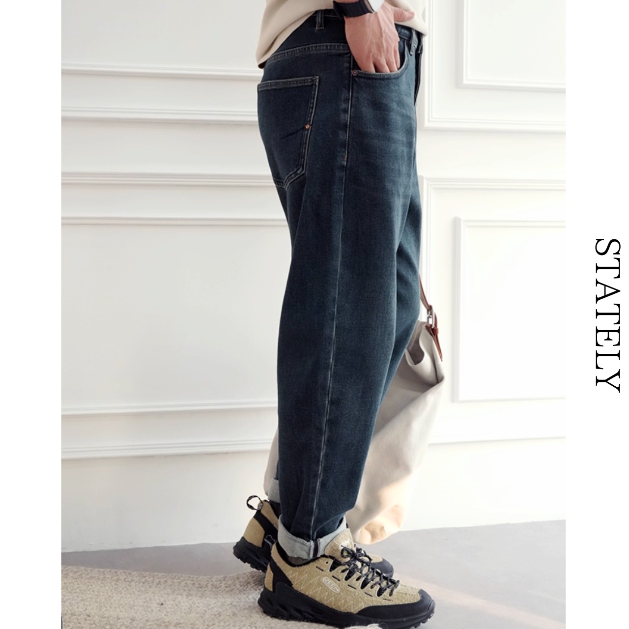 Tapered Denim Pants_B68・画像4