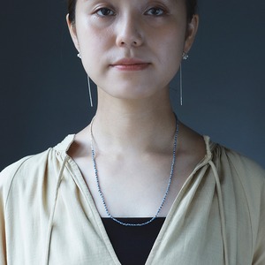 rhythmネックレス　ネイビー（S）