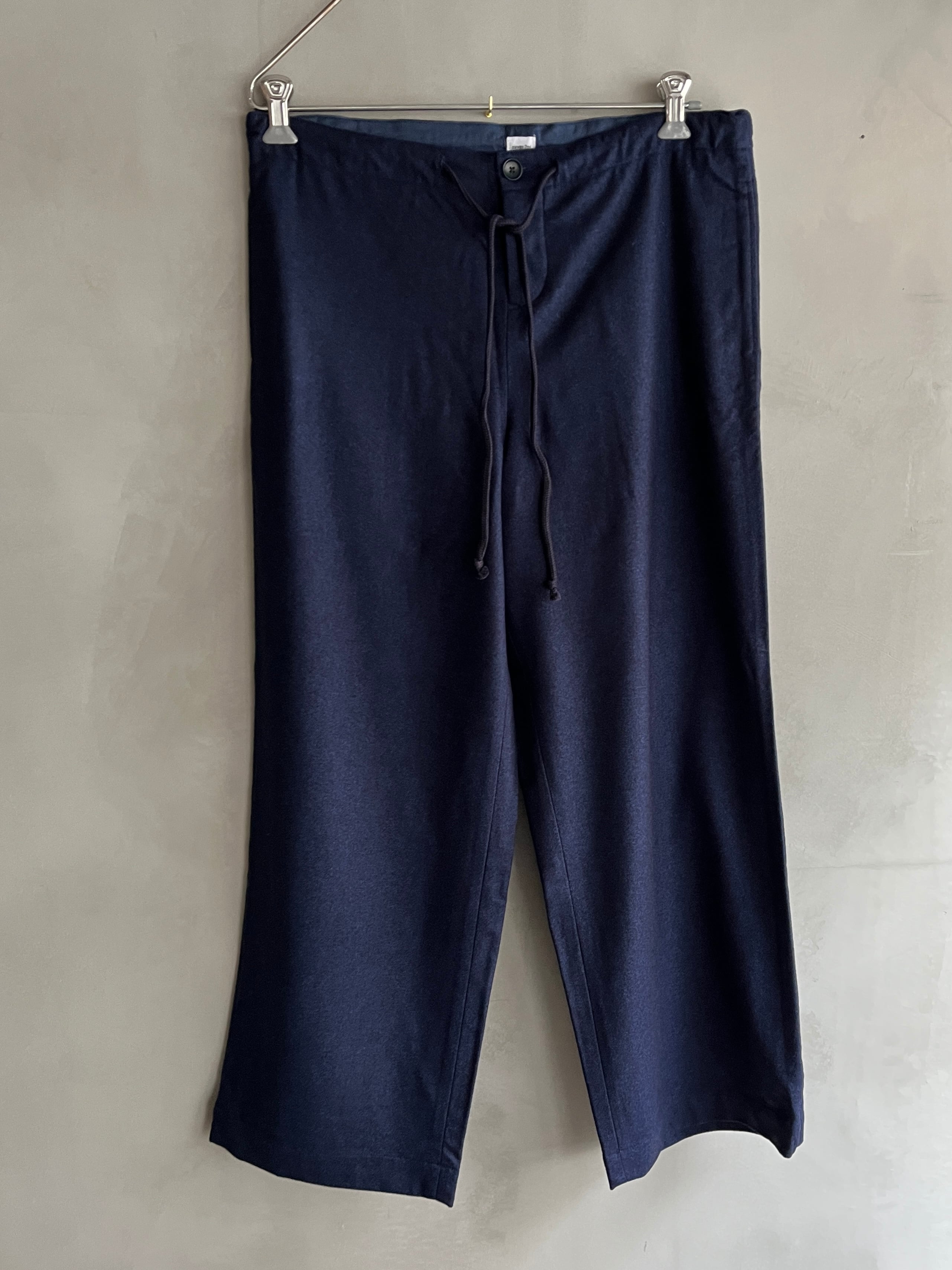 eleven 2nd ワイドパンツ eleven 2nd｜イレブンセカンド｜コットンワイドパンツ｜スレート | 岡