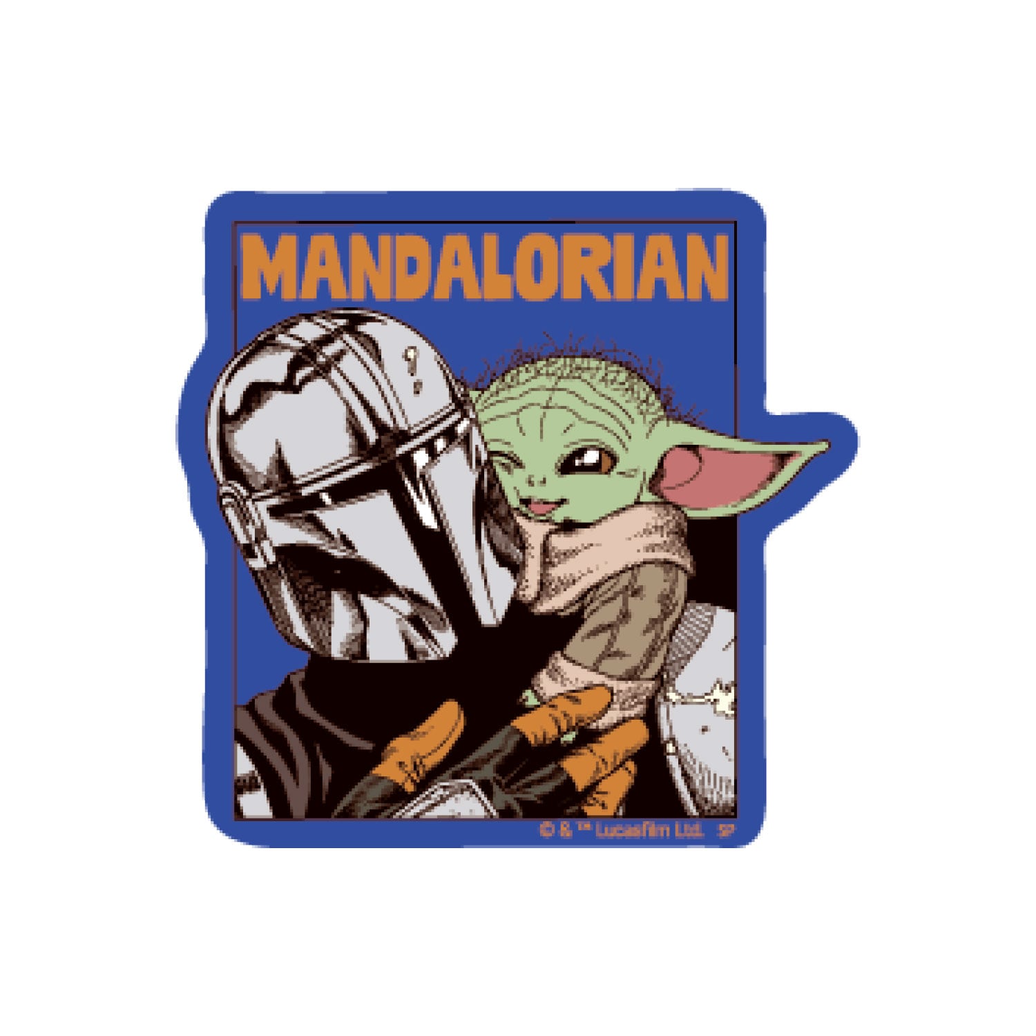キャラクターステッカー STAR WARS マンダロリアン なかよし