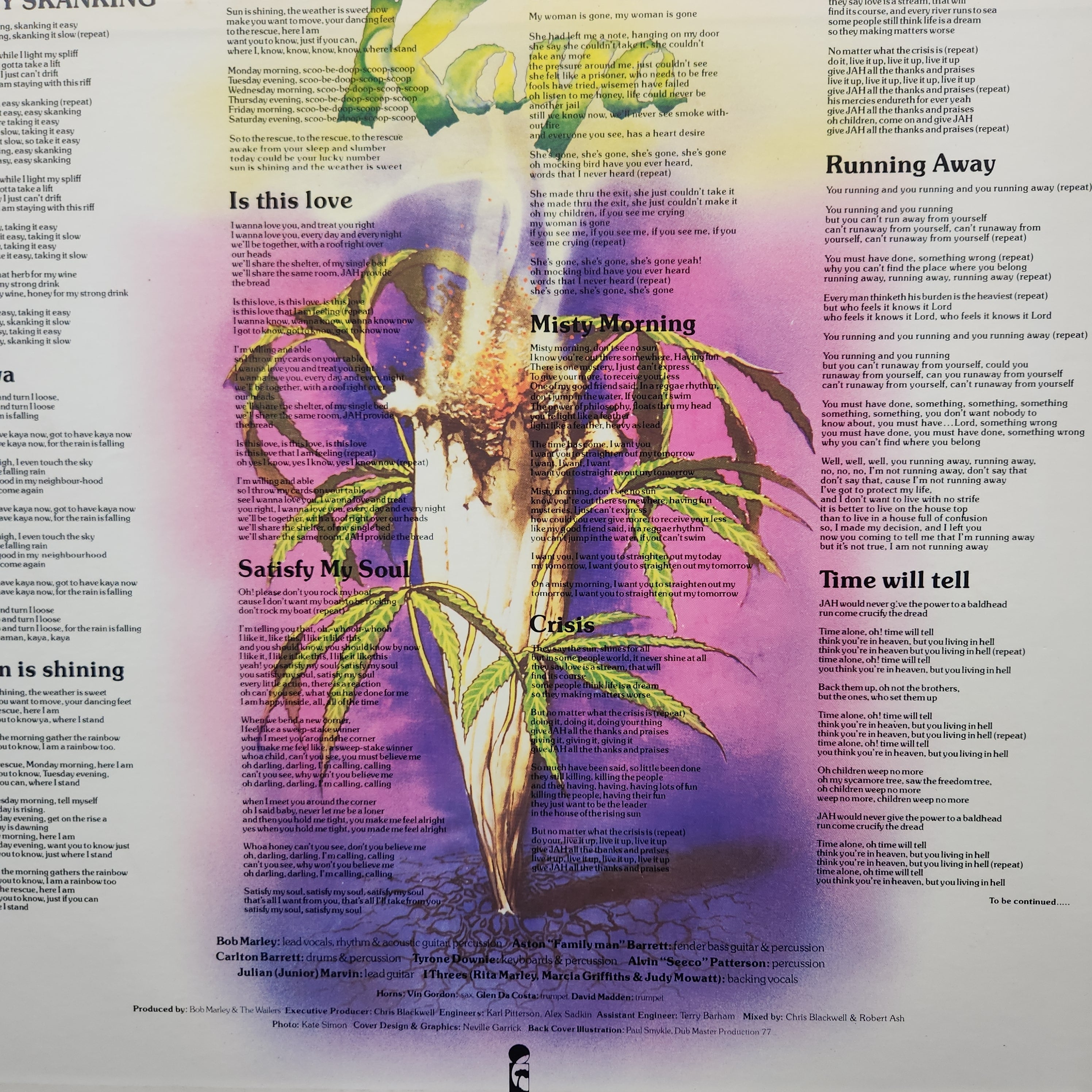 Bob Marley & The Wailers / Kaya [ILS-81030] - 画像2