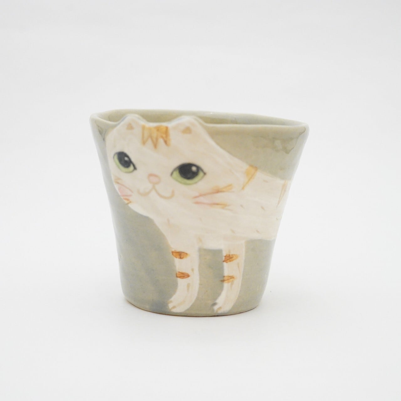 【高橋美紀子 kazahana+】柄ねこ耳フリーカップ 2-A