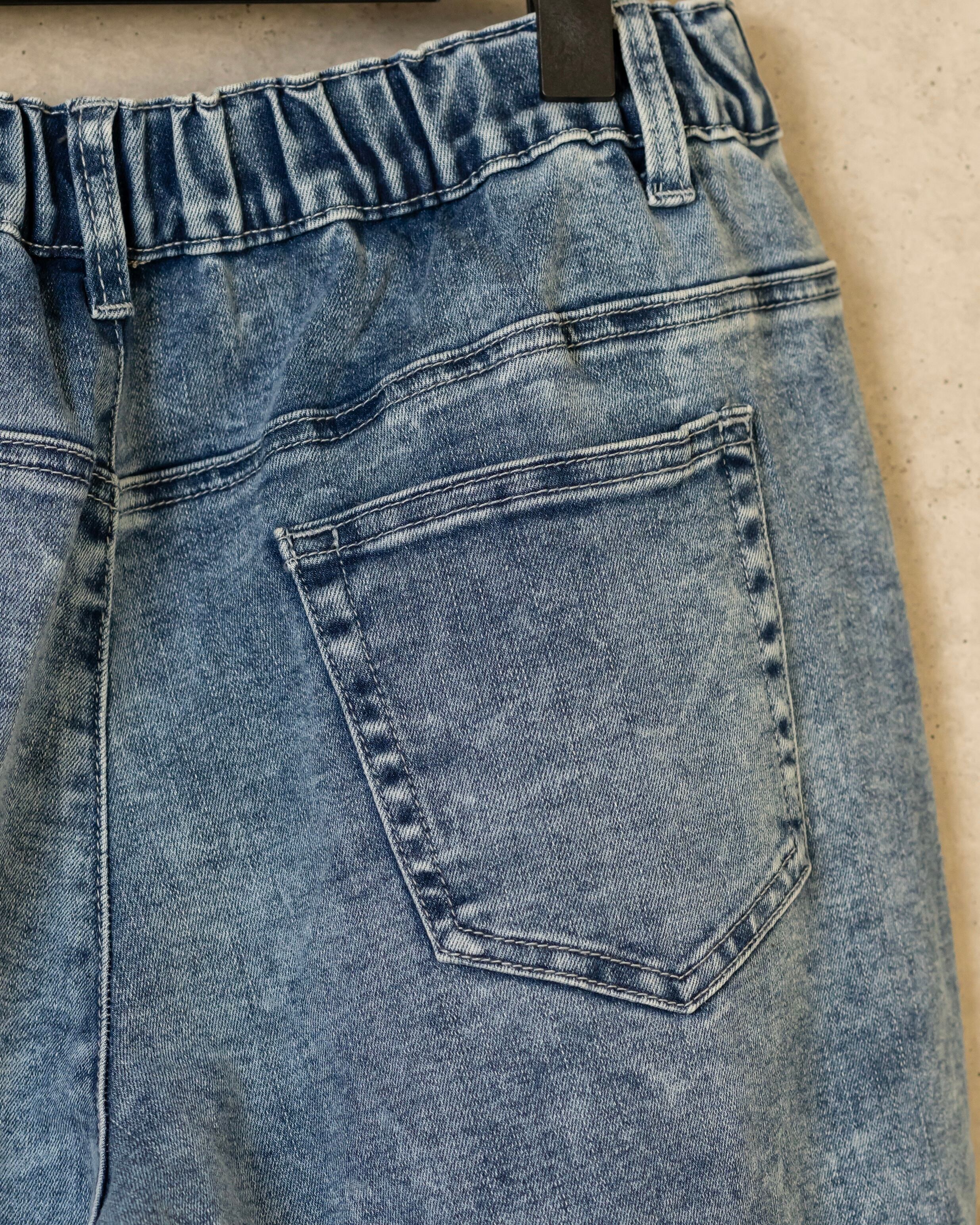 Darts Design Stretch Denim Balloon Pants［2372amy-1］デニムパンツ