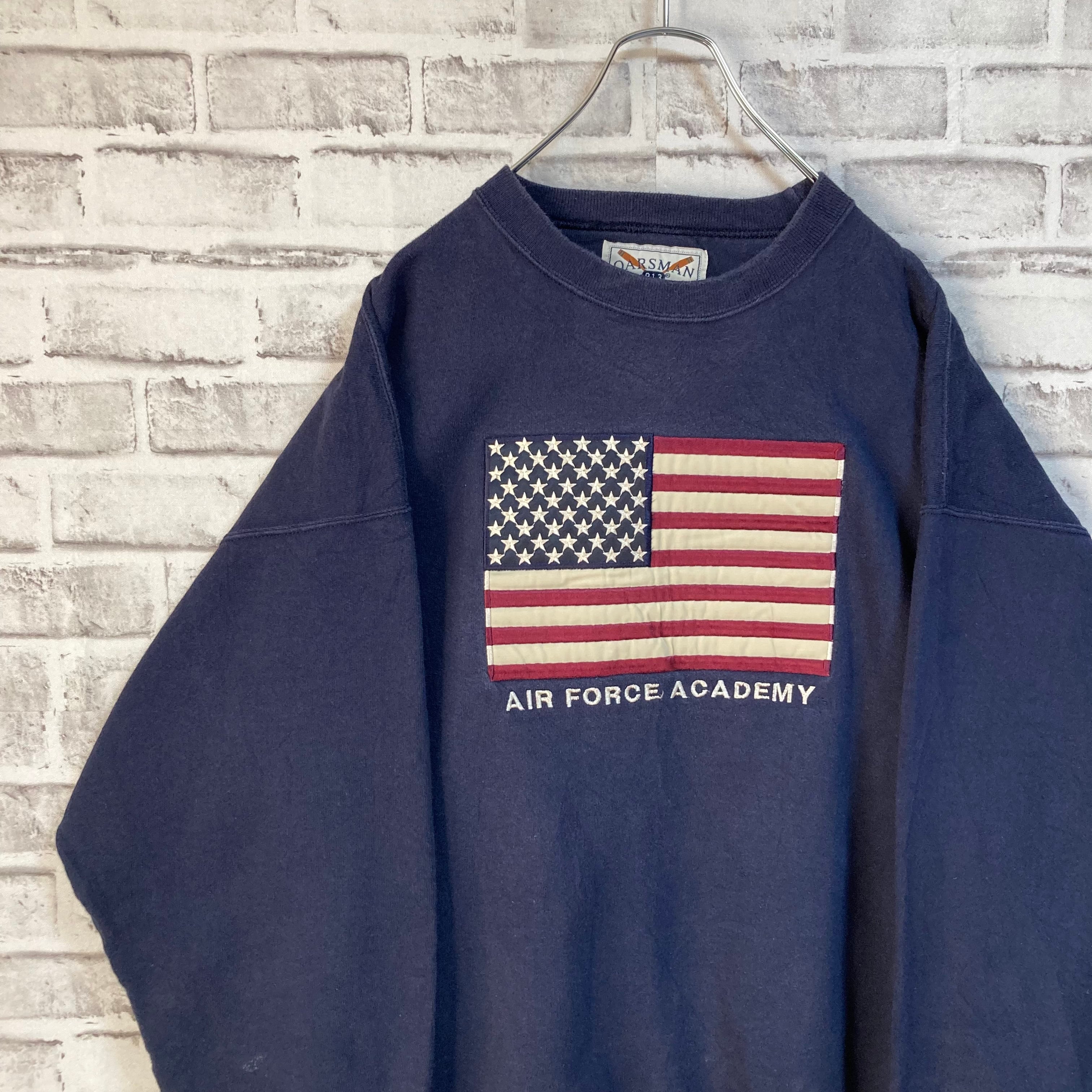 OARSMAN913】L/S Sweat XL Made in USA 90s ”AIR FORCE ACADEMY” USA