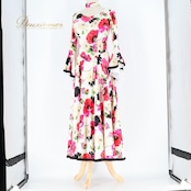 社交ダンス 衣装 スタンダードドレス ワンピース ドレス ホワイト系 ピンク系 ブラック系 白 ピンク 黒 アイボリー レース 花柄 明るい ダンス パーティ 発表会 伸縮 ストレッチ おしゃれ 可愛い 大人 レディース フォーマル コスチューム 舞台衣装 ステージ衣装