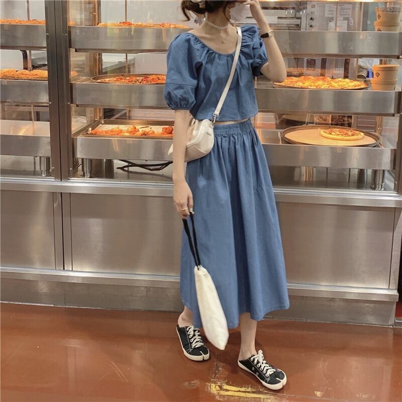 カジュアルサマードレス スリーブシャツ スカート 夏物 1号婦人22260492186