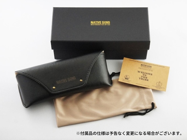 【木村拓哉さん着用】NATIVE SONS サングラス GUERRERO SUN Col.Black PL-042E 46サイズ 48サイズ ウェリントン ゲレロ ネイティブサンズ 鯖江 日本製 正規品-7枚目