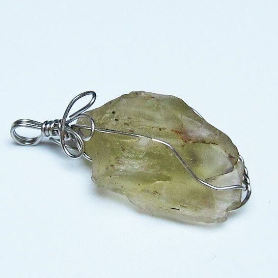 リビアングラス ペンダント 一点物 メール便可 112-13845