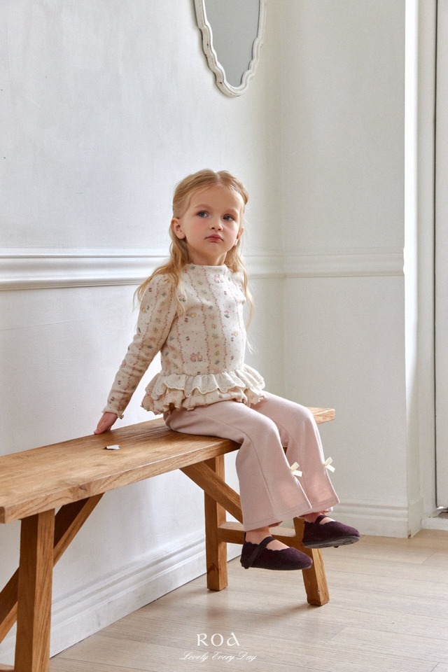 【1/27〆予約】<Roa>  Ribbon flare pants