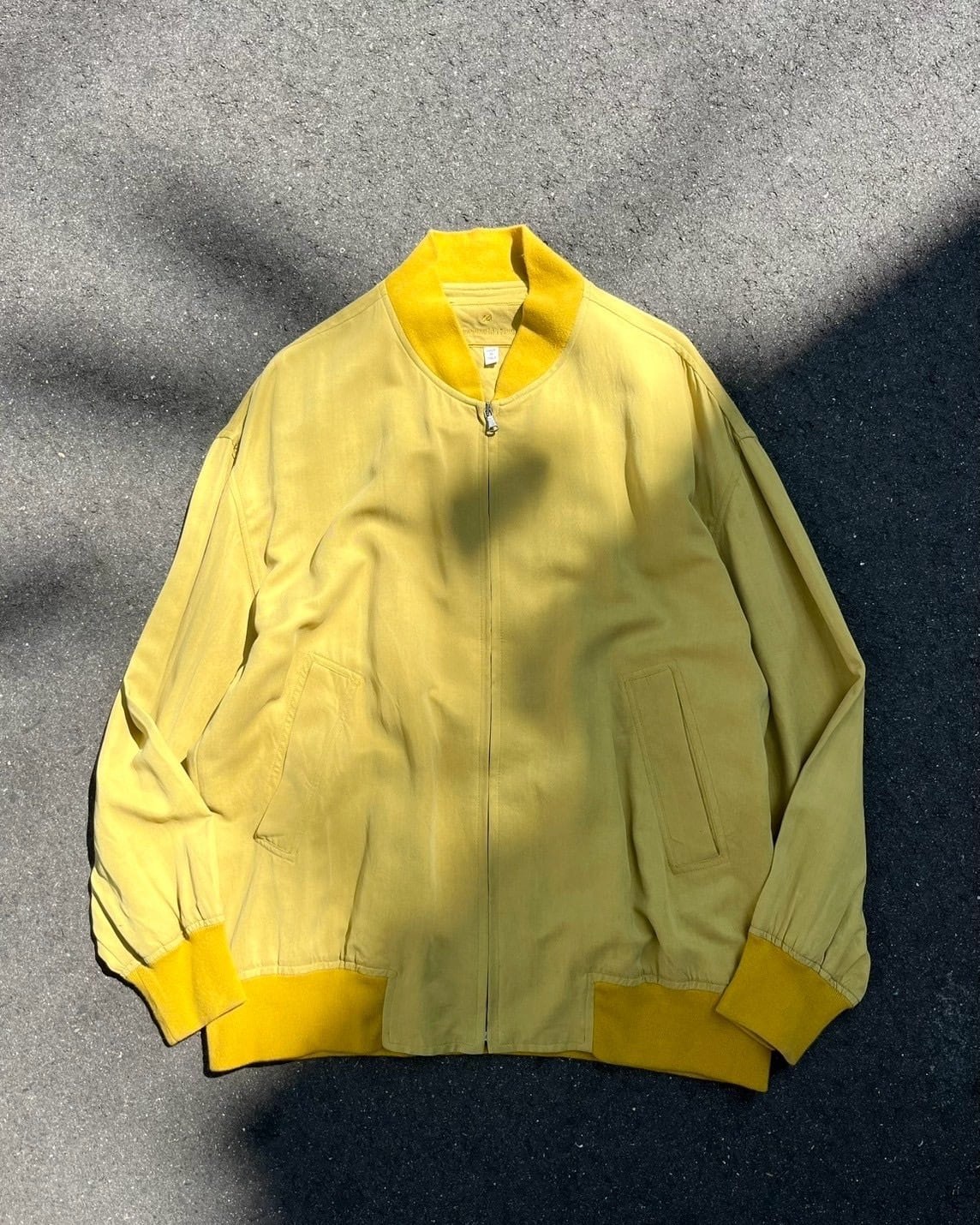 ~90s Ermenegildo Zegna Rayon x Silk Blouson ITALY製