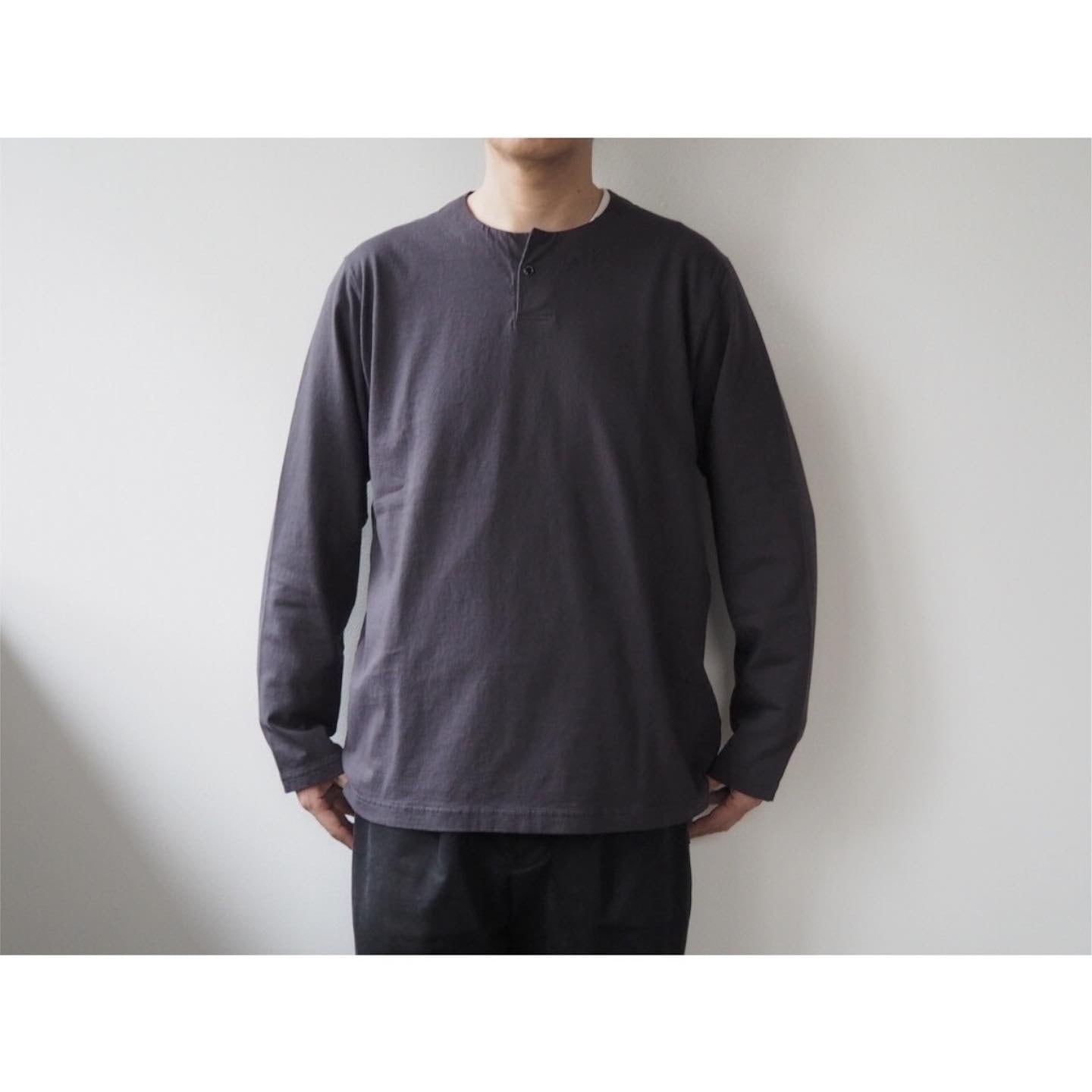 再入荷 Jackman(ジャックマン) Henleyneck LS T-Shirt | AUTHENTIC