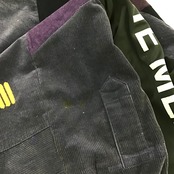 【bomber011】再構築リバーシブルボンバー Flannel shirts×Corduroy jacket MIX BOMBER JACKET