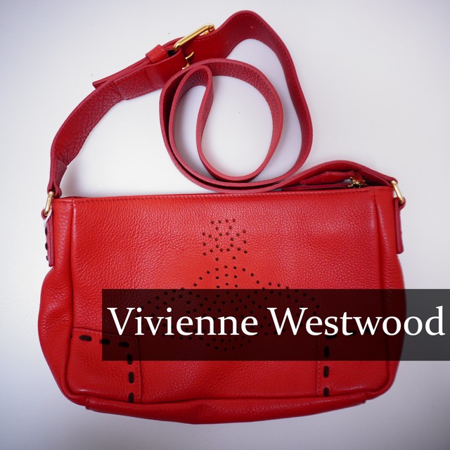 Vivienne Westwood】ヴィヴィアンウエストウッド オーブエンボスレザー