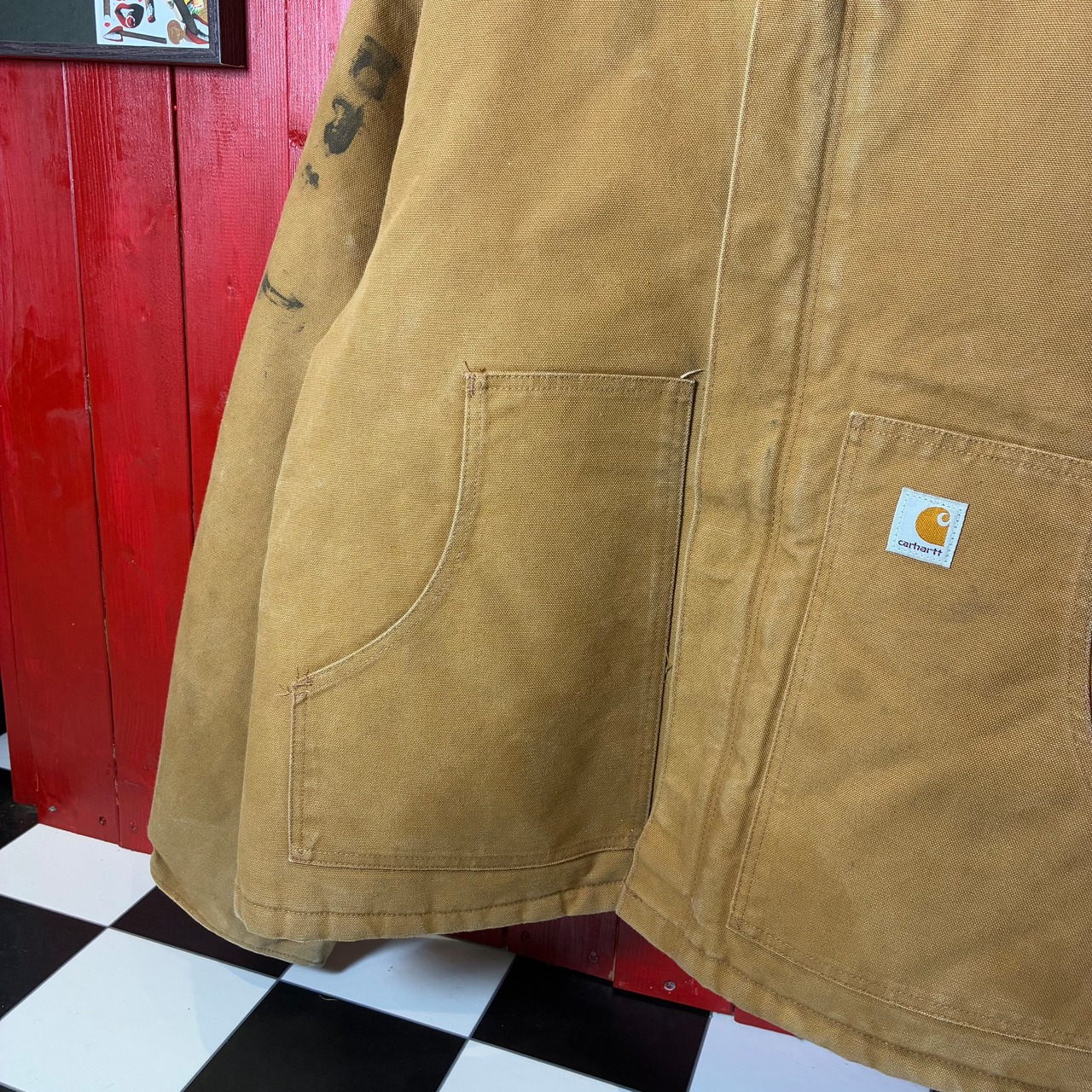 Carhartt 10s メキシコ製　トラディショナルジャケット　ベージュ　ダックジャケット　カーハート