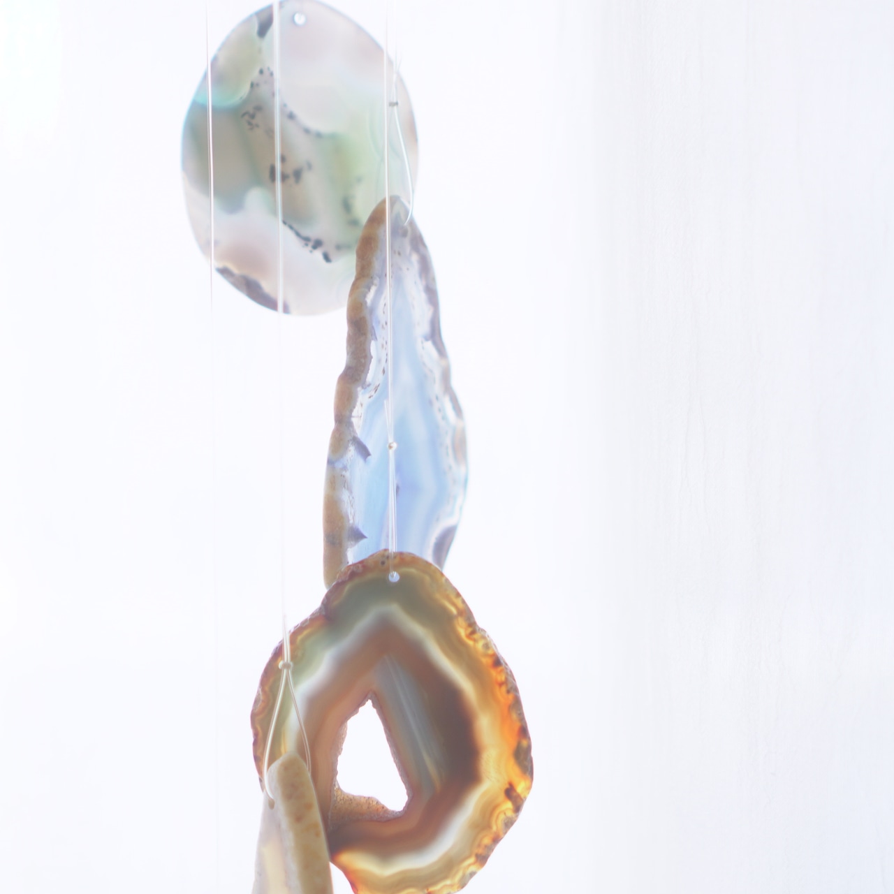 Rum - アゲートヒーリングチャイム / Agate Sun Catcher Wind Chime 412