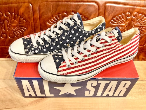 converse（コンバース） ALL STAR THE S&S（オールスター スター＆ストライプ）赤/紺 9 27.5cm 2312