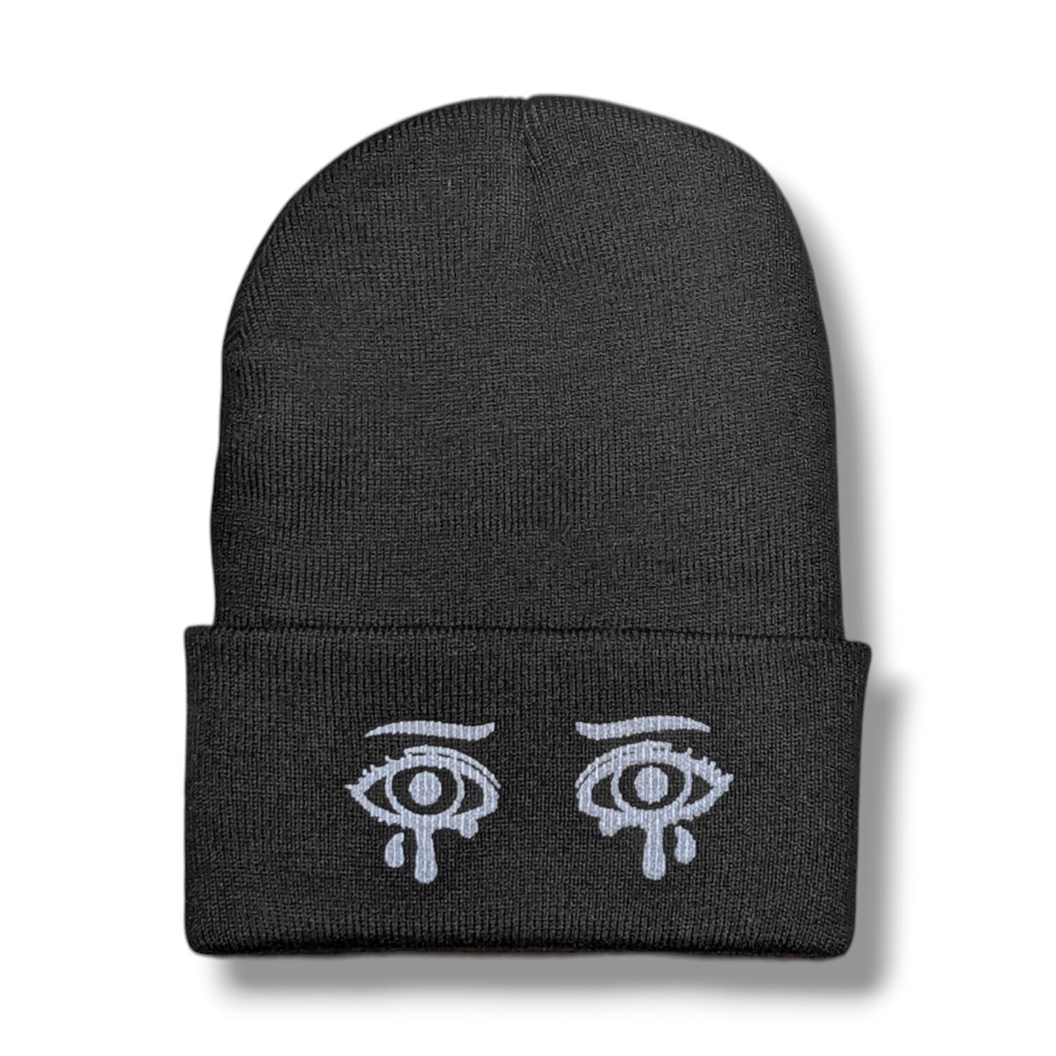 Double Sad Beanie | BLACK BRAIN